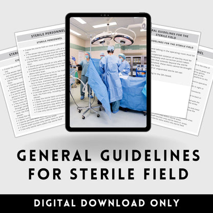 General Guideline For Sterile Field