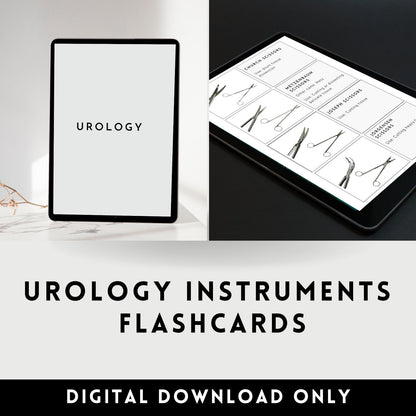 Urology surgical instruments tools flashcards OR Operating Room Surgery rotation Instrumentation Surgical Tech clinical Medical student