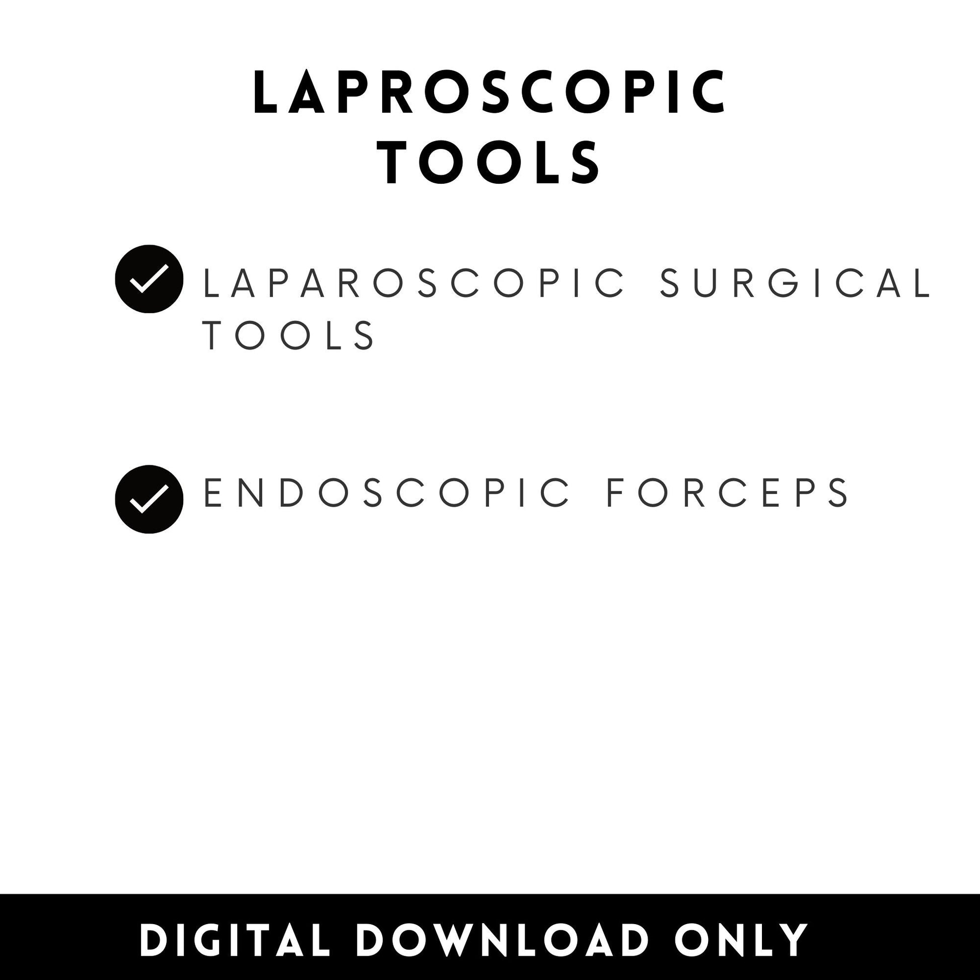 Laparoscopic instruments tools flashcards OR Operating Room Surgery rotation Instrumentation Surgical Tech clinical Medical student Nurse