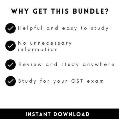 Surgical procedures CST full bundle Study Guide | Diagnostic Procedures | cst exam OR Surgical Tech Technology Activ